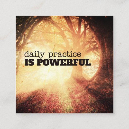 Tägliche Übung Begleitkarte (Vorderseite)