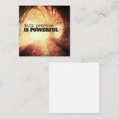 Tägliche Übung Begleitkarte (Vorne/Hinten)