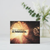 Tägliche Übung Feiertagspostkarte (Stehend Vorderseite)