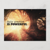 Tägliche Übung Feiertagspostkarte (Vorderseite)