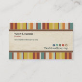 Tägliche UMBAU Visitenkarten für Ereignisse Visitenkarte (Rückseite)