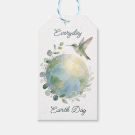 Täglicher Earth Day Kolibri Vogel Geschenkanhänger