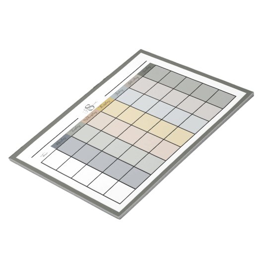 Täglicher Farbkombo 1 Notizblock (angewinkelt)