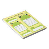 Täglicher Froschplaner Notizblock (angewinkelt)