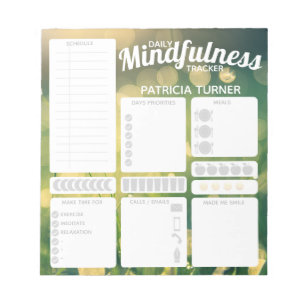 Täglicher Gewohnheitsgewohnheitstracker Dry Erase  Notizblock
