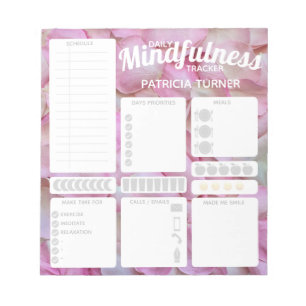 Täglicher Gewohnheitsgewohnheitstracker Dry Erase  Notizblock