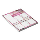 Täglicher Gewohnheitsgewohnheitstracker Dry Erase  Notizblock (angewinkelt)