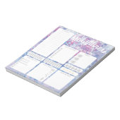 Täglicher Gewohnheitsgewohnheitstracker Notizblock (Rotiert)