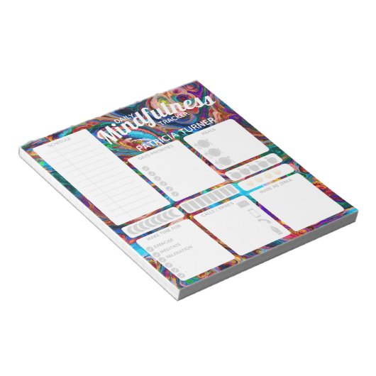 Täglicher Gewohnheitsgewohnheitstracker Notizblock (angewinkelt)