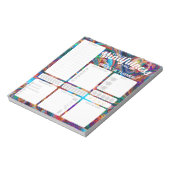 Täglicher Gewohnheitsgewohnheitstracker Notizblock (Rotiert)