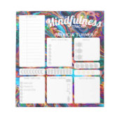 Täglicher Gewohnheitsgewohnheitstracker Notizblock (Vorderseite)