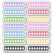 Täglicher Hydration-Tracker Aufkleber (Vorderseite)