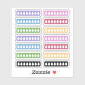 Täglicher Hydration-Tracker Aufkleber (Blatt)