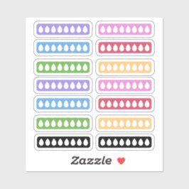 Täglicher Hydration-Tracker Aufkleber