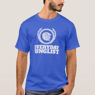 Täglicher Junglist T - Shirt - DNB Trommel u.