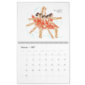 Täglicher Kalender des Gekritzel-2016 (Feb 2027)