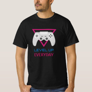 Täglicher Level-Up-Gamer T-Shirt