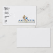 Täglicher medizinischer Wärter Visitenkarte (Vorne/Hinten)