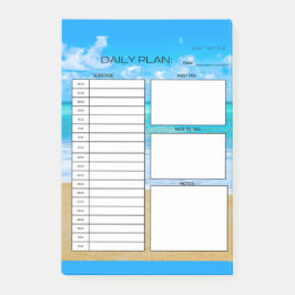 TÄGLICHER PLAN POST-IT KLEBEZETTEL