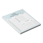 Täglicher Planer Skript Light Blue Notepad Notizblock (angewinkelt)