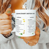 Täglicher Reset-Trinkguide Lemon Mint Kamille Kaffeetasse