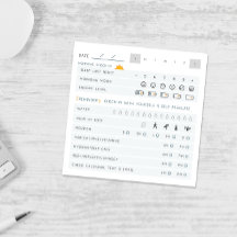 Täglicher Selbstversorger-Karo in ADHS Neurodiverg