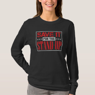 Täglicher Stand-Up Agile Project Management PM Coa T-Shirt
