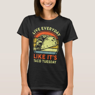 Täglicher Taco Dienstag Cinco Mayo Ich liebe mexik T-Shirt