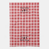 Täglicher Tropfen Küchentuch RED GINGHAM (Vertikal)