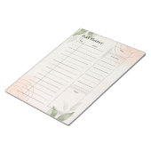 Täglicher Wasserfarbplan Notizblock (angewinkelt)