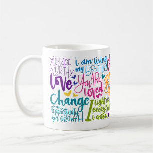 Tägliches Affirmation Kaffeetasse