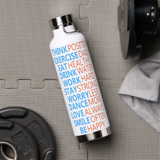 Tägliches Affirmations-Wasser-Tracker-Geschenk für Trinkflasche