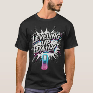 Tägliches Anime-Gym-Motivations-Shirt zum Levelauf T-Shirt