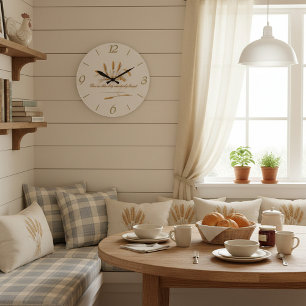 Tägliches Brot Große Wanduhr