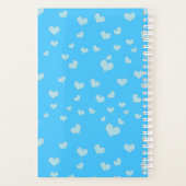 Tägliches Budget für Blue Hearts Planer (Rückseite)