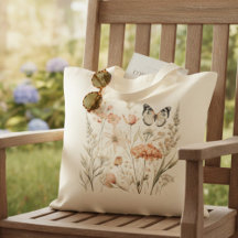 Tägliches Cottagecore Floral und Schmetterlinge