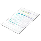 Tägliches Docket-Trockenlaufwerk Notizblock (angewinkelt)