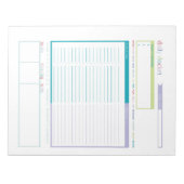 Tägliches Docket-Trockenlaufwerk Notizblock (Vorderseite)