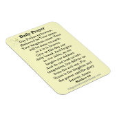 Tägliches Gebet Unser Vater NKJV Magnet (Rechte Seite)