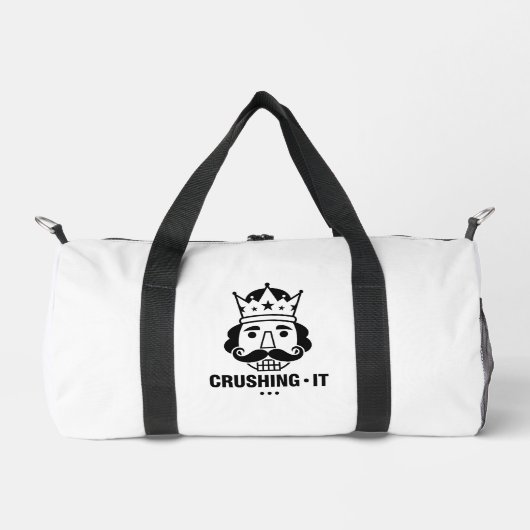 Tägliches Hustle-Mindset Motivational Crushing It Duffle Bag (Vorderseite)