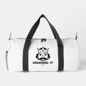 Tägliches Hustle-Mindset Motivational Crushing It Duffle Bag (Rückseite)