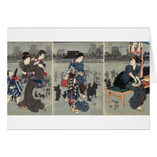 Tägliches japanisches Leben circa 1800's