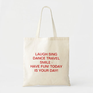 Tägliches Lächeln der Tasche