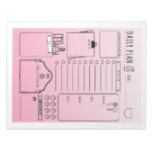 Tägliches Merkblatt für Planer Notizblock (Vorderseite)