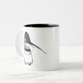 Tägliches Monster 100 Zweifarbige Tasse (Vorderseite Links)