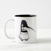 Tägliches Monster 100 Zweifarbige Tasse (Links)