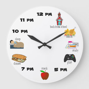 tägliches P.M.-Programmuhr Große Wanduhr