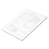 Tägliches Planer-Notizblock Notizblock (angewinkelt)