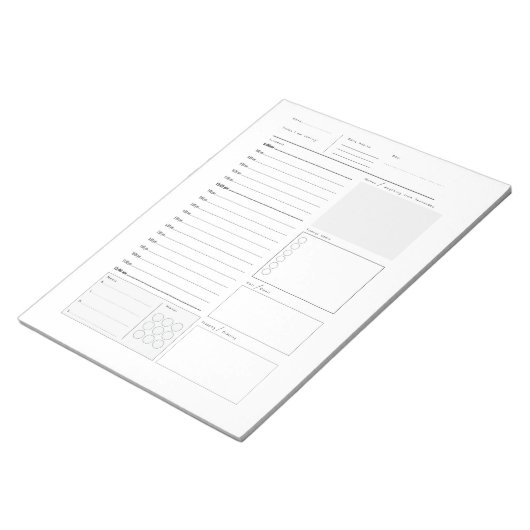 Tägliches Planer-Notizblock Notizblock (angewinkelt)