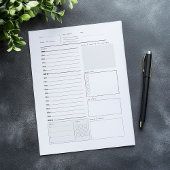 Tägliches Planer-Notizblock Notizblock